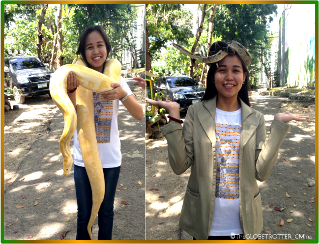 Selfie with the snakes! 