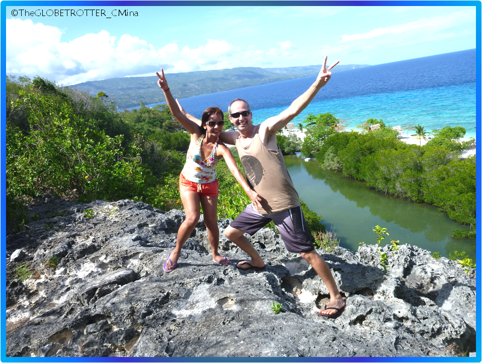 MY UNCLE AND TITA INSIDE THE ISLAND