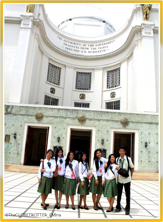 This picture was taken during our visit to the Capitol.