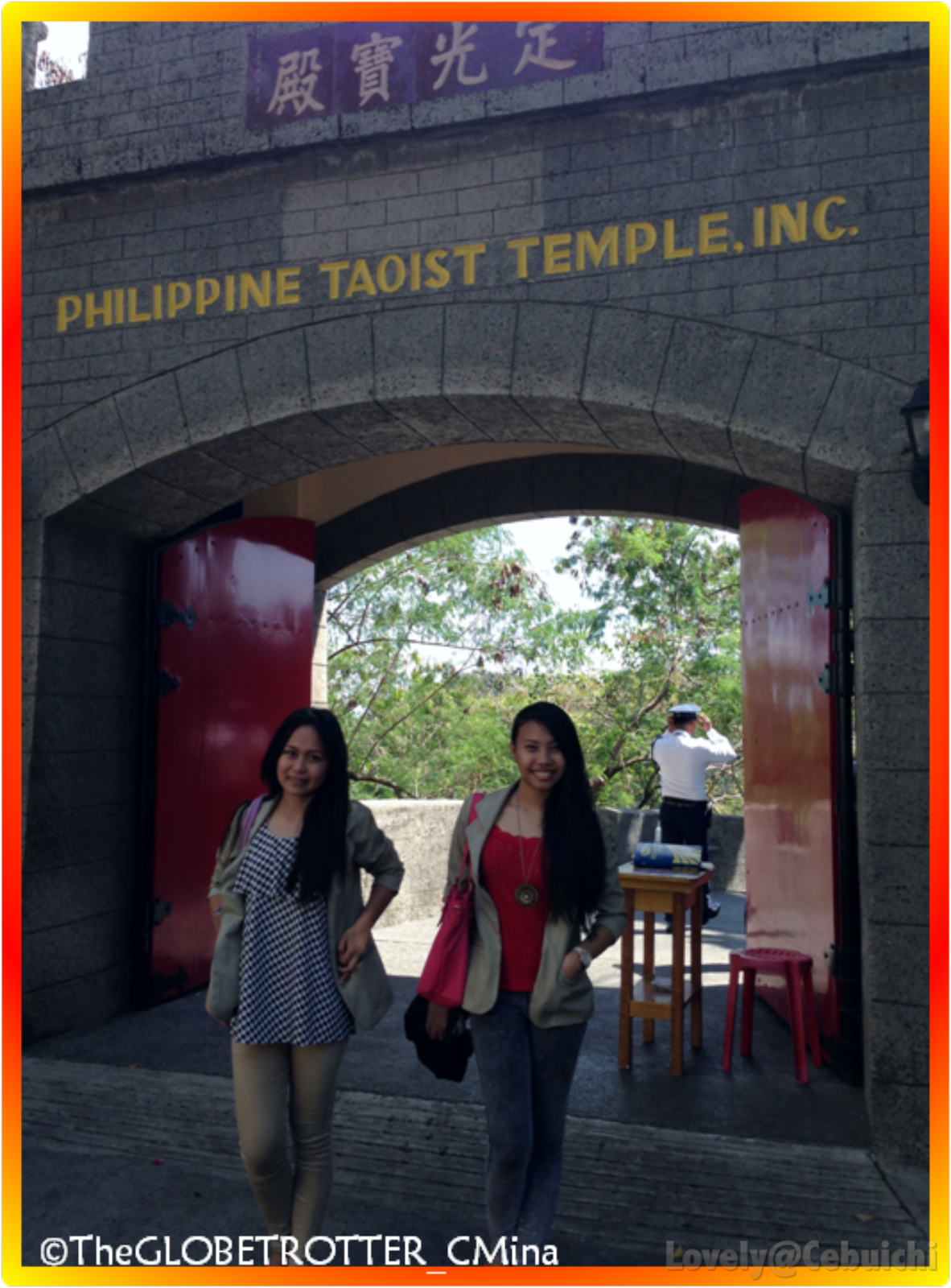 Back entry point
Of the temple