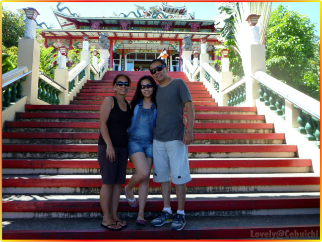 My parents and I in Cebu Taoist Temple