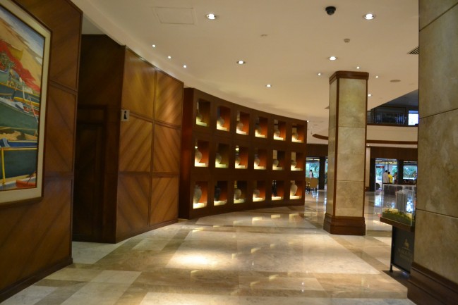 A part of the lobby.