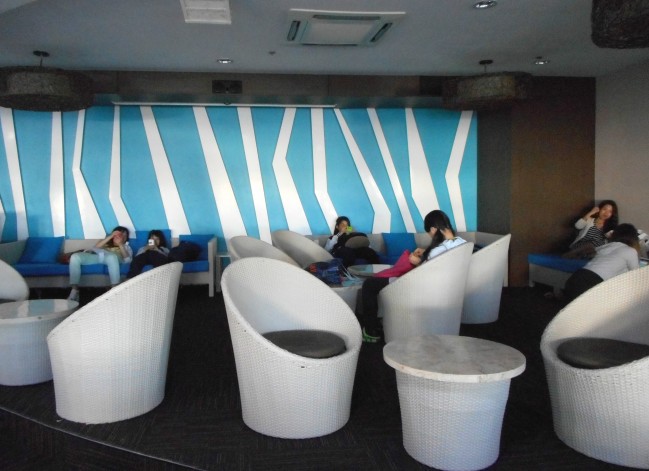 Lounging space for students.