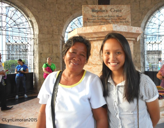 Manang Remy and me smiling for the camera.