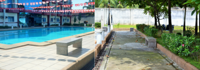 Unwind after all that hard work either by taking a splash in the pool or by just hanging out with nature. As for leisure time, the dormitory grounds and of course, the 20-meter pool are not far away.