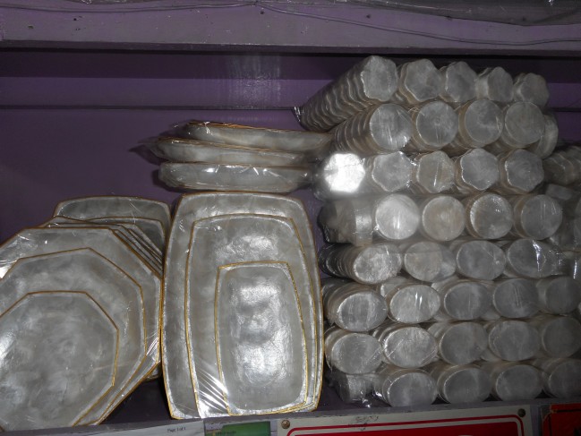 Capiz shells turned into jewelry boxes.