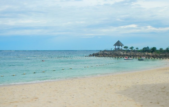 Waddle in one of Mactan’s famous beach resorts! 